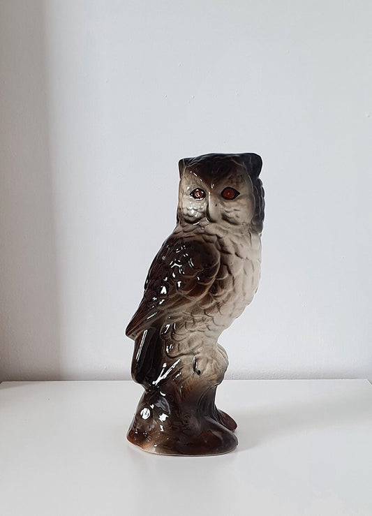 Vintage Large Ceramic Owl Figurine