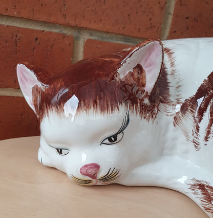 Vintage Novart Trading Ltd. London Large Ceramic Cat