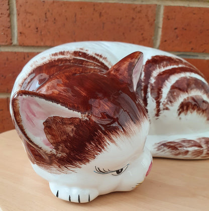 Vintage Novart Trading Ltd. London Large Ceramic Cat