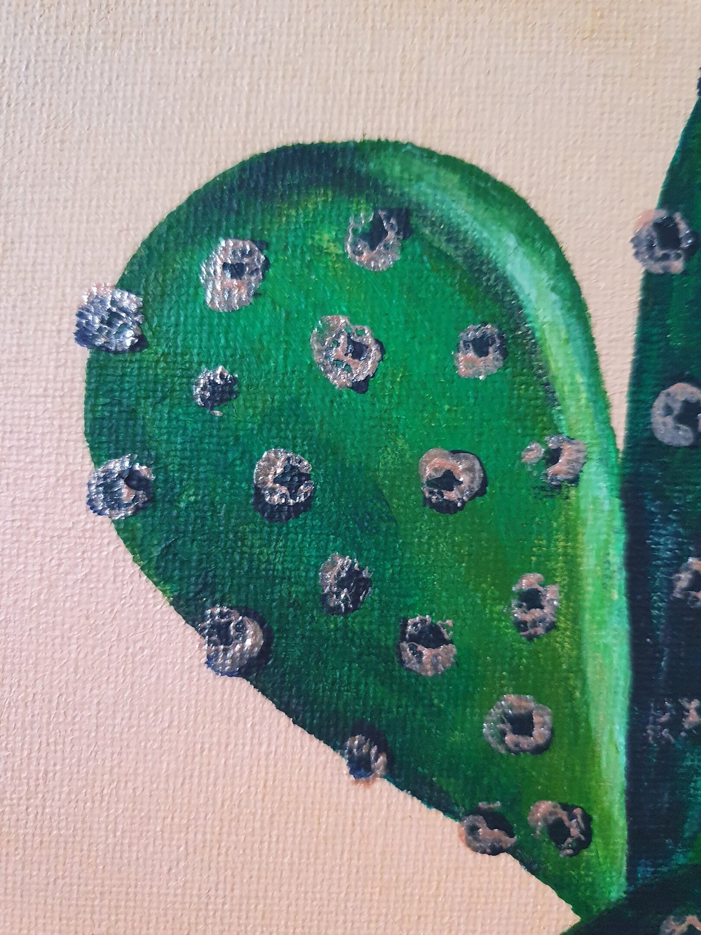 Original Acrylic Painting, "Cactus In The Desert" Painting, Contemporary Art, Canvas Panel