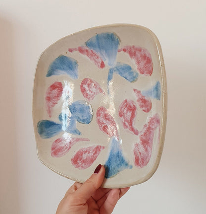 Lovely Vintage Studio Art Pottery Abstract Dish/Platter