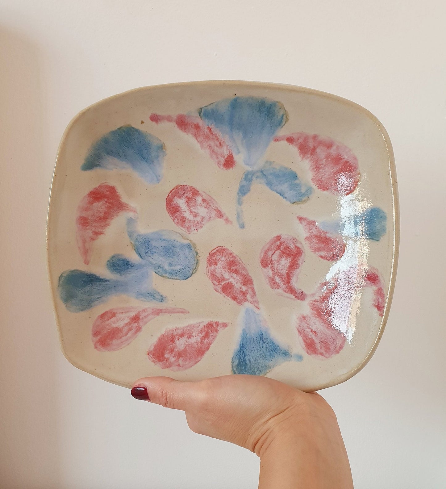 Lovely Vintage Studio Art Pottery Abstract Dish/Platter