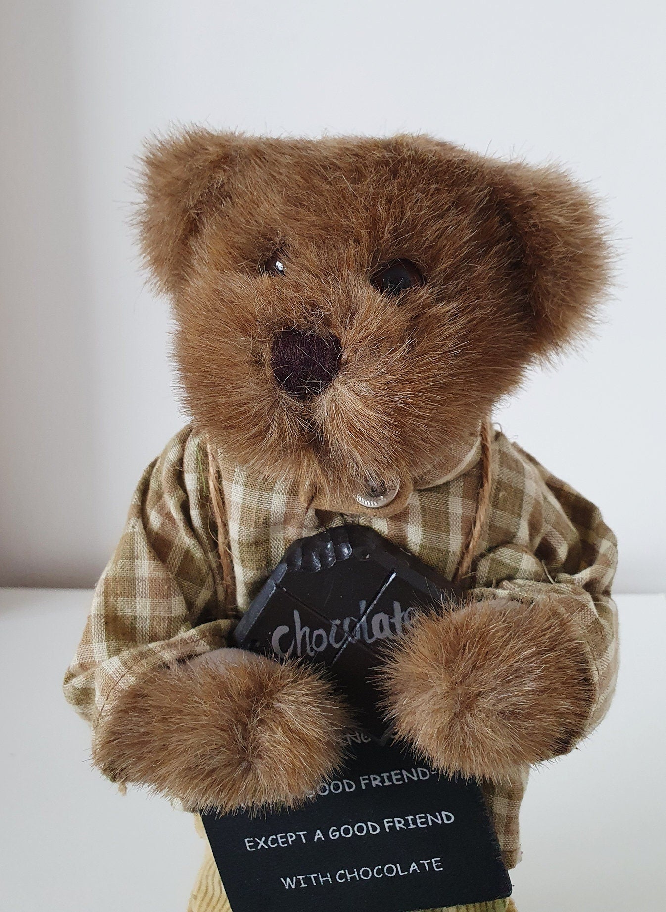 Cute Bear With Chocolate Decoration