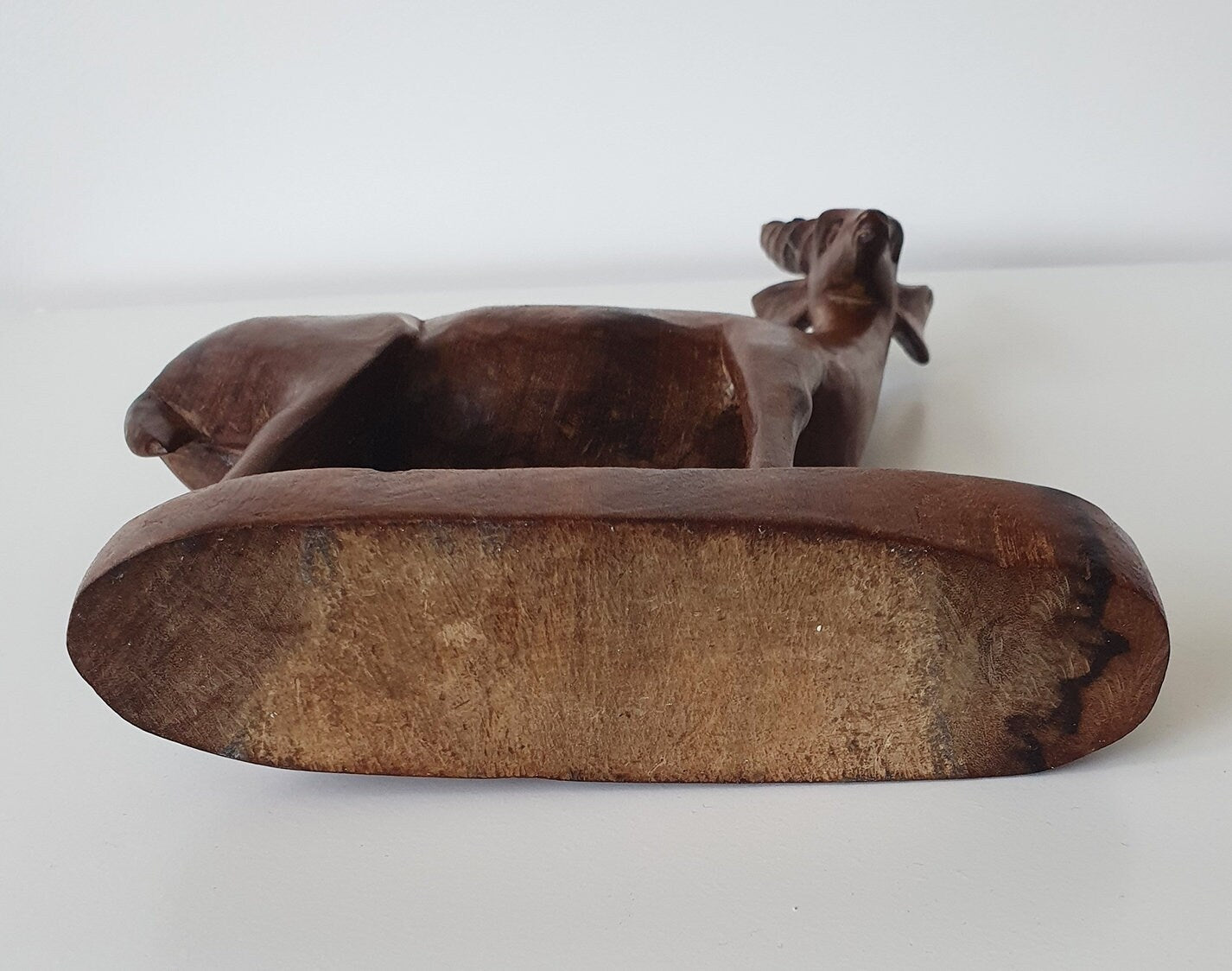 Mid-Century Modern Carved Teak Antelope/Deer/Gazelle