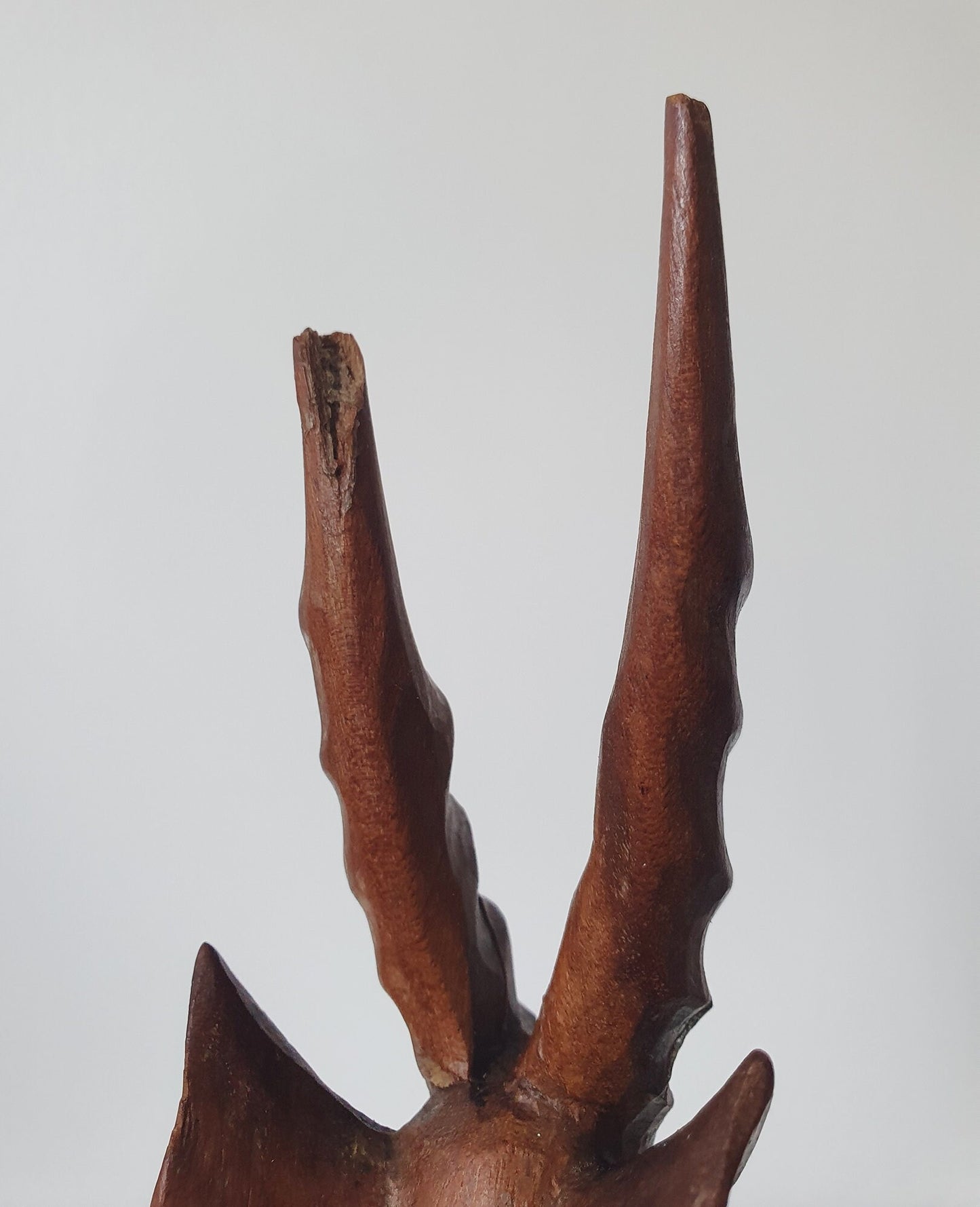 Mid-Century Modern Carved Teak Antelope/Deer/Gazelle