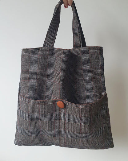 Lovely Handmade Bag With Jack Russel Detail