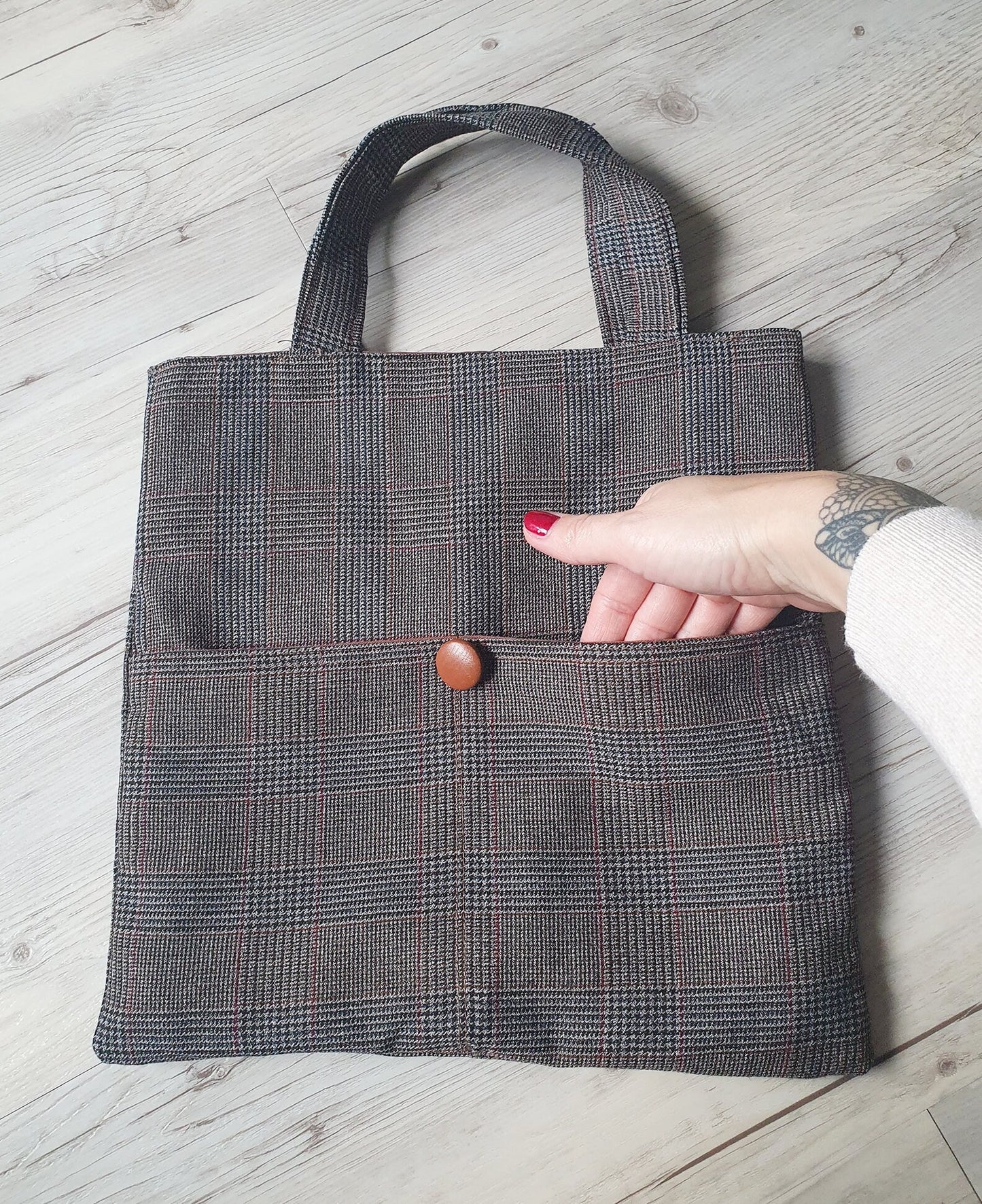 Lovely Handmade Bag With Jack Russel Detail