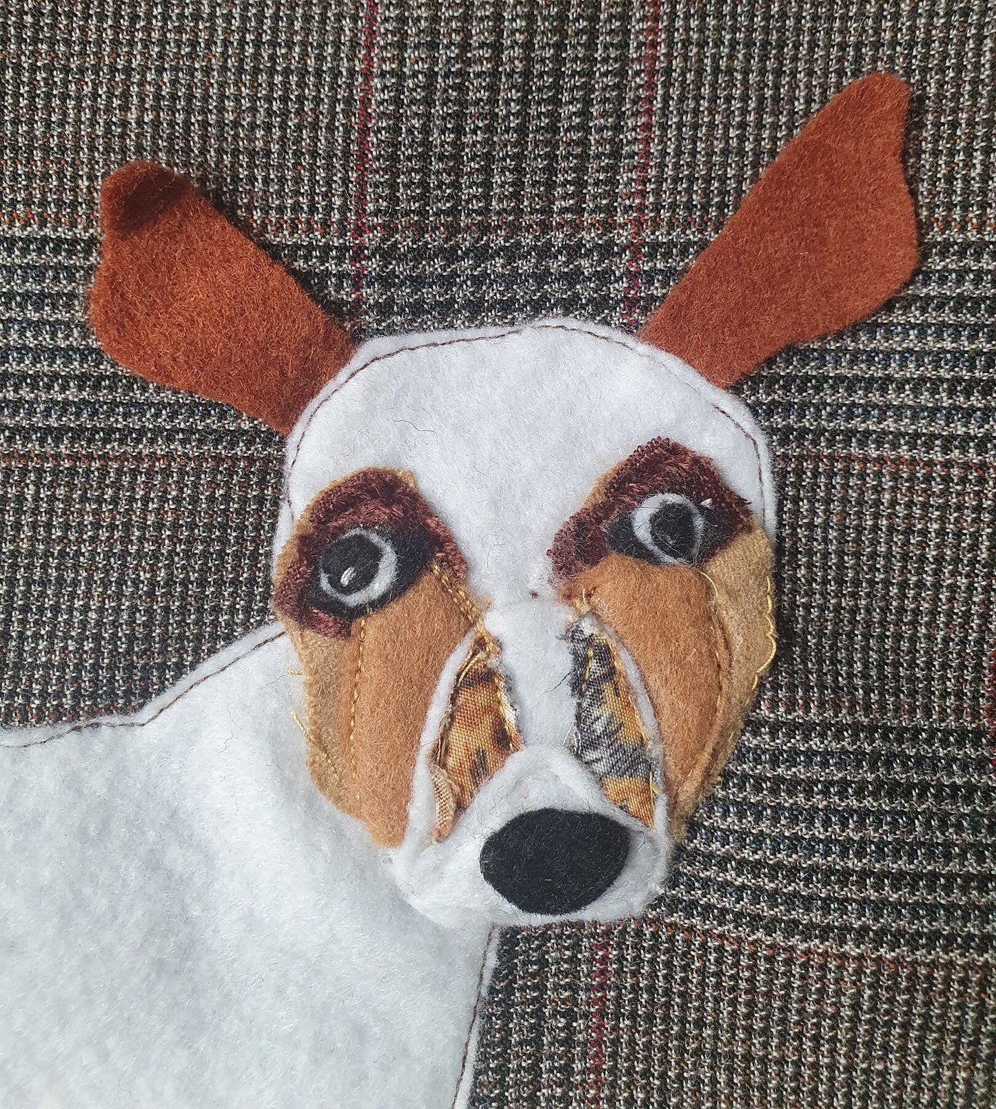 Lovely Handmade Bag With Jack Russel Detail