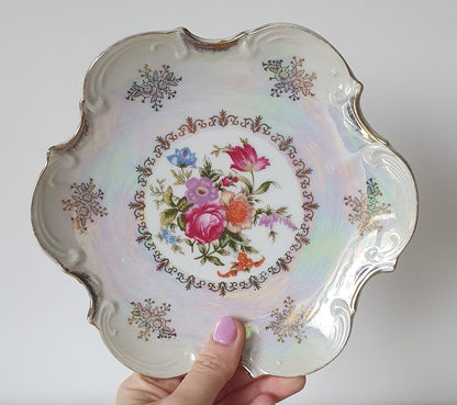 Vintage Lusterware Empress By Haruta Porcelain Plate