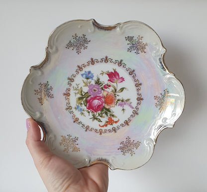 Vintage Lusterware Empress By Haruta Porcelain Plate