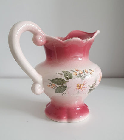 Vintage Ironstone Jug/Pitcher In Floral Design