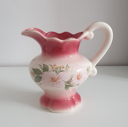 Vintage Ironstone Jug/Pitcher In Floral Design