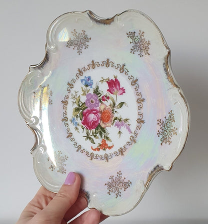 Vintage Lusterware Empress By Haruta Porcelain Plate