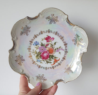 Vintage Lusterware Empress By Haruta Porcelain Plate