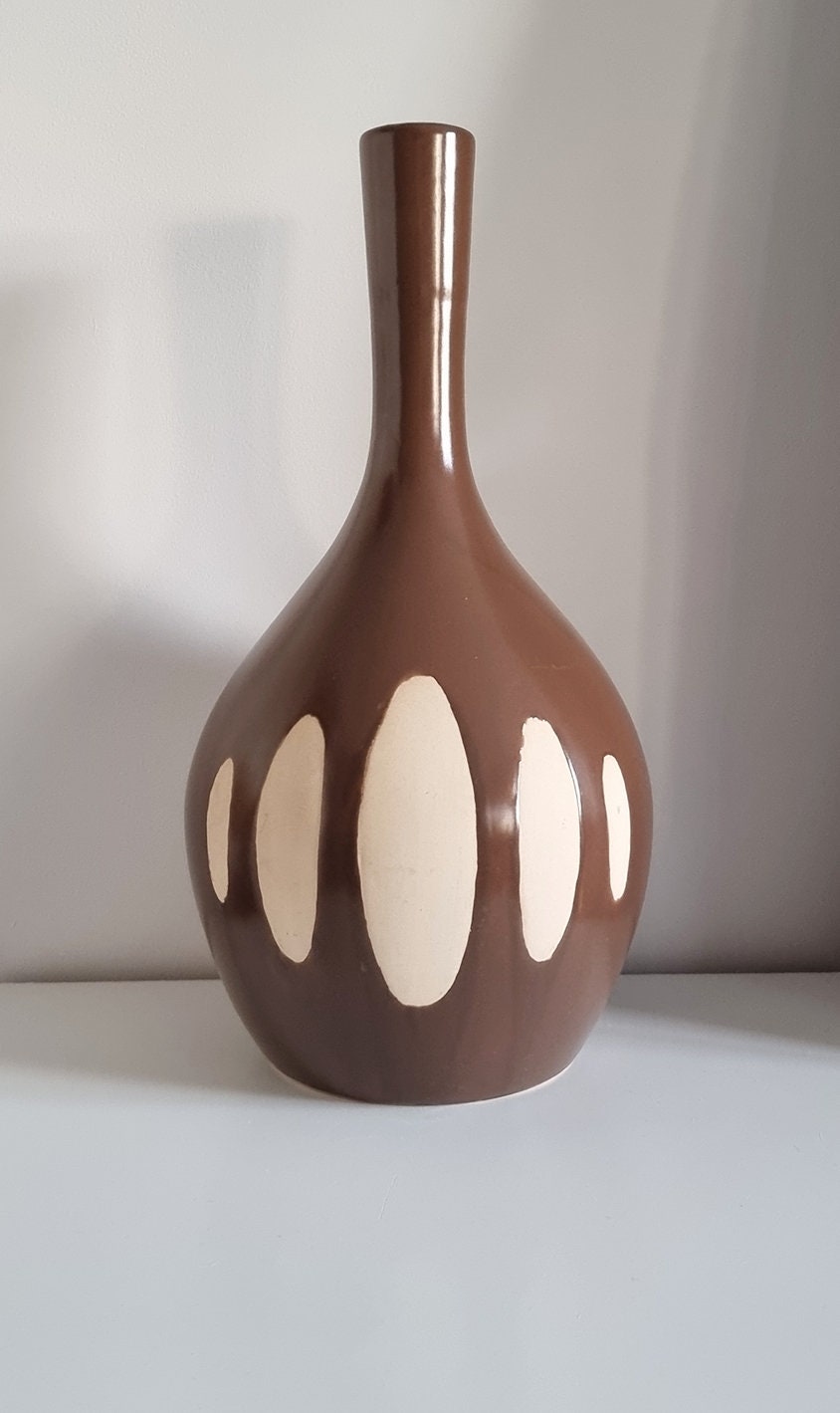 Large Retro Decorative Ceramic Vase