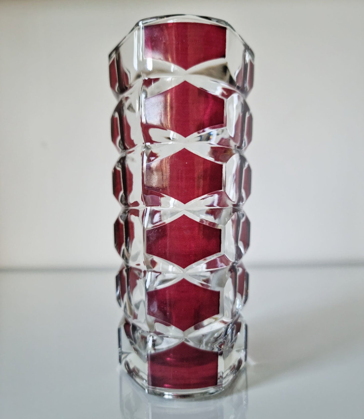 Vintage Windsor Glass Vase By J.G. Durand For Luminarc, France