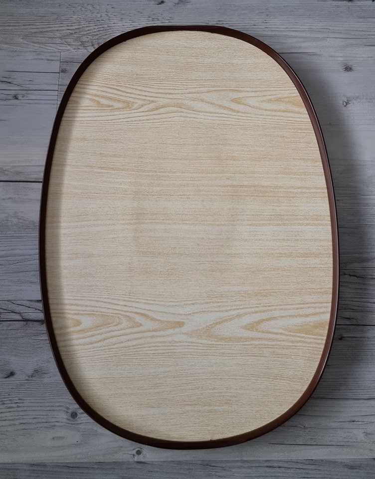 Vintage Large Floral Melamine Serving Tray