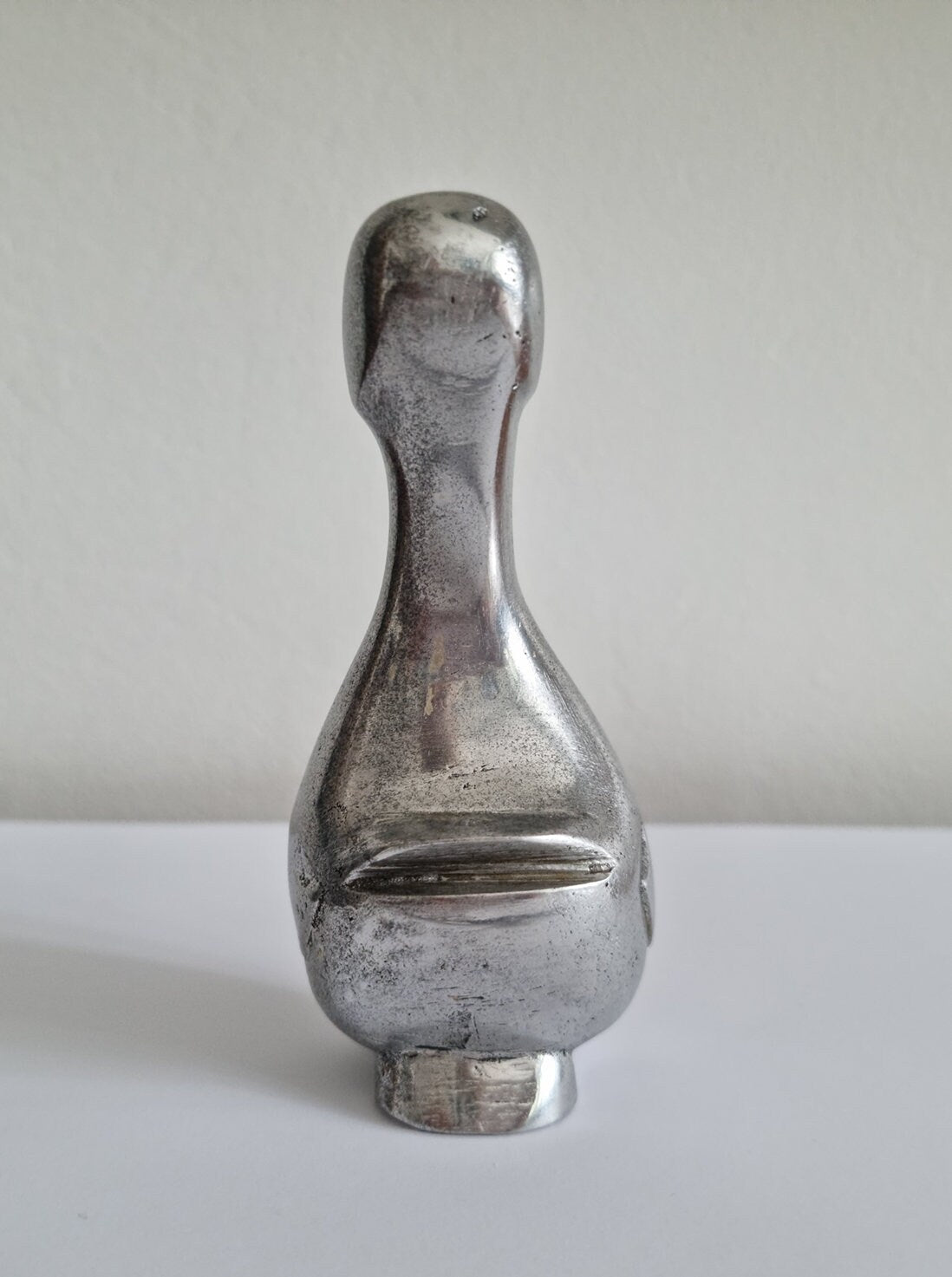 Mid Century Cast Aluminium Goose Duck Figurine