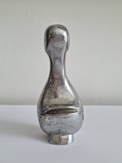 Mid Century Cast Aluminium Goose Duck Figurine