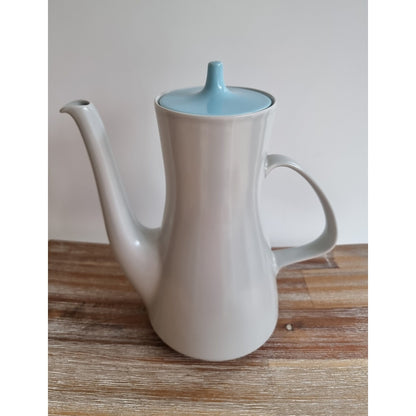 Vintage Poole Pottery Twintone Coffee Pot