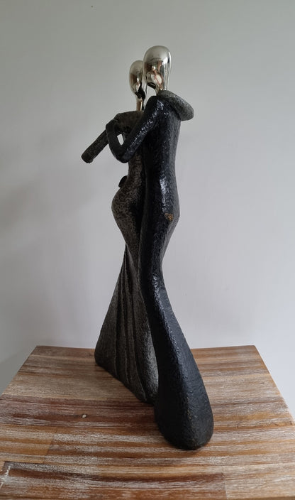 Large Dancing Couple Statue Sculpture