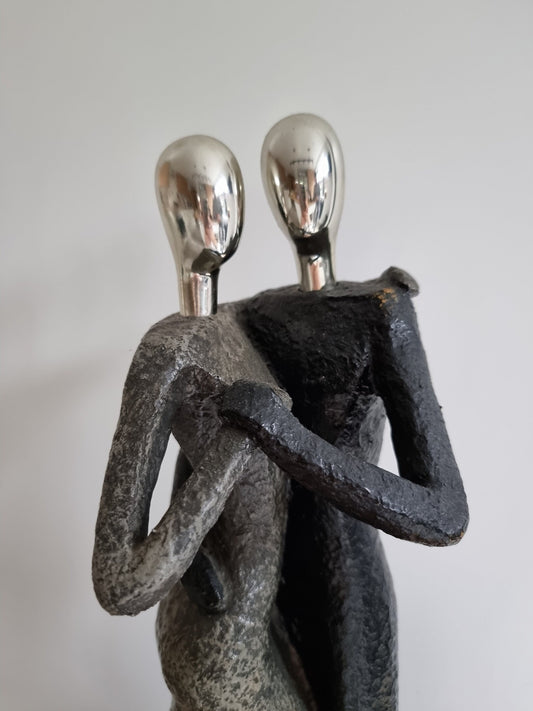 Large Dancing Couple Statue Sculpture