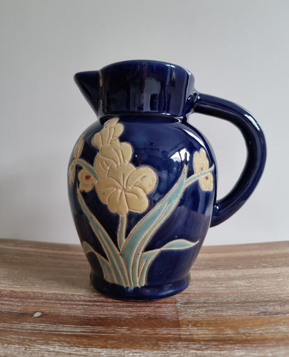 Lovely Vintage Floral Ceramig Jug