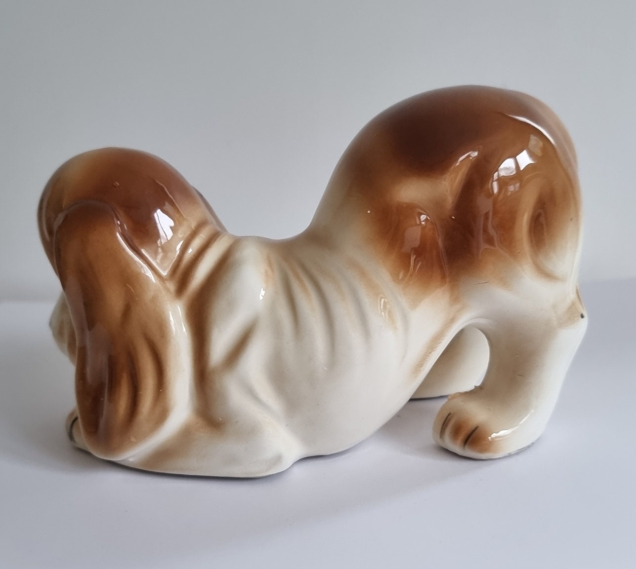 Mid-Century Basset Hound Dog Figurine