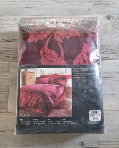 Vintage New Old Stock Marks & Spencer Luxurious Jacquard 5ft Duvet Cover