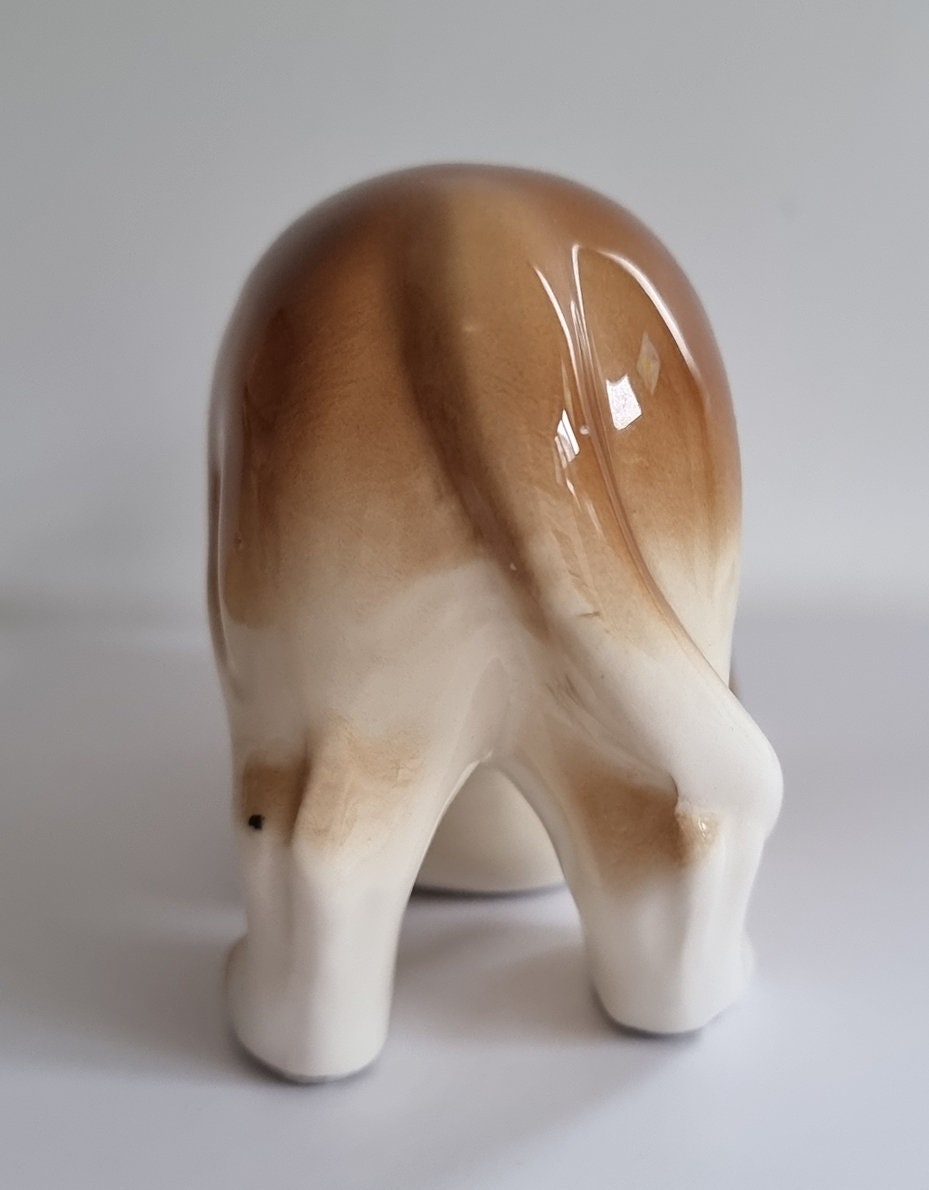 Mid-Century Basset Hound Dog Figurine