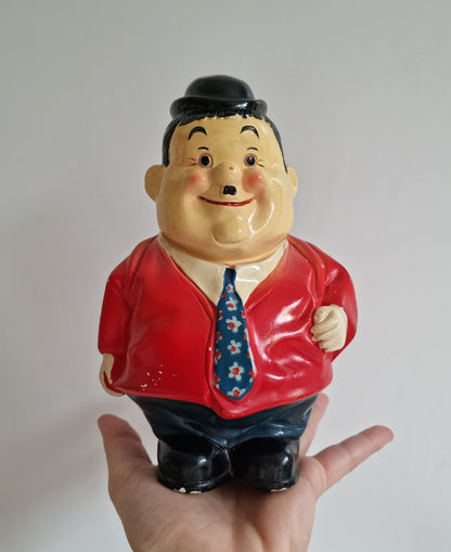 Vintage Oliver Hardy Collectable Money Box