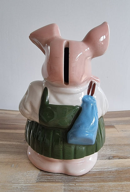 Vintage Wade Pottery NatWest Bank Promotional Annabel Money Box Pig/Piggy Bank