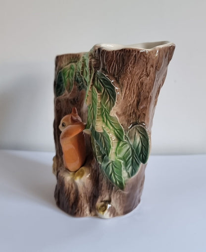 Vintage Hornsea Fauna Squirrel Double Vase