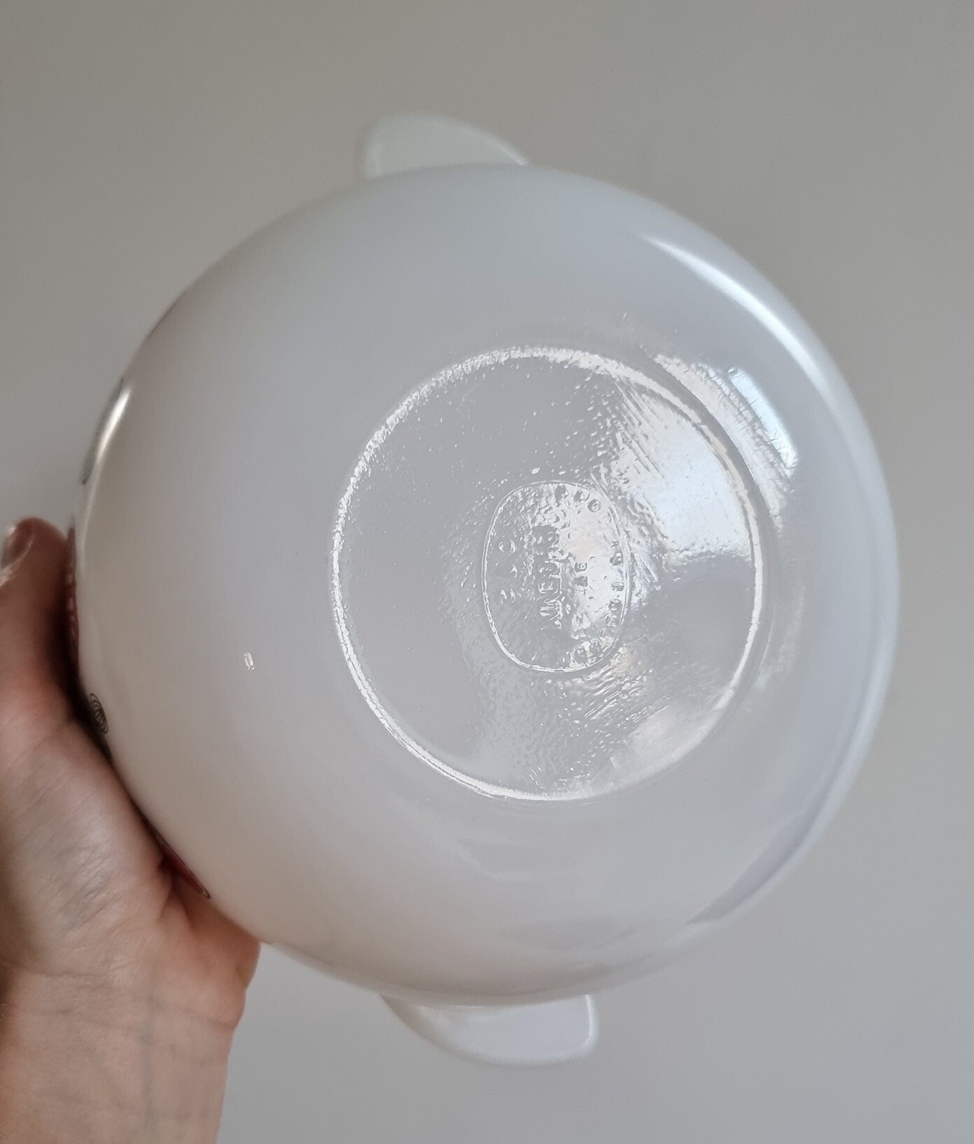 Vintage Phoenix Opalware Milk Glass Casserole Dish