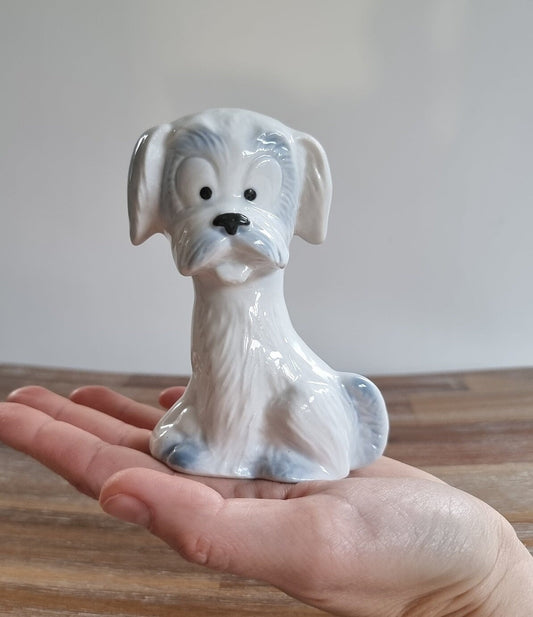 Mid-Century Cute Ceramic Dog Figurine