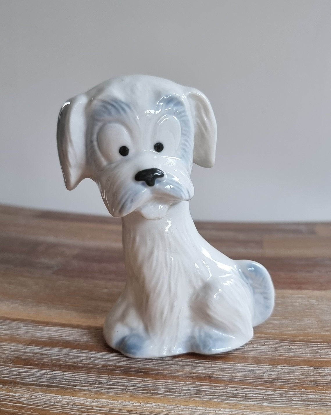 Mid-Century Cute Ceramic Dog Figurine