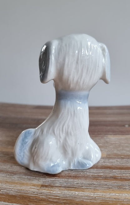 Mid-Century Cute Ceramic Dog Figurine