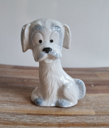 Mid-Century Cute Ceramic Dog Figurine