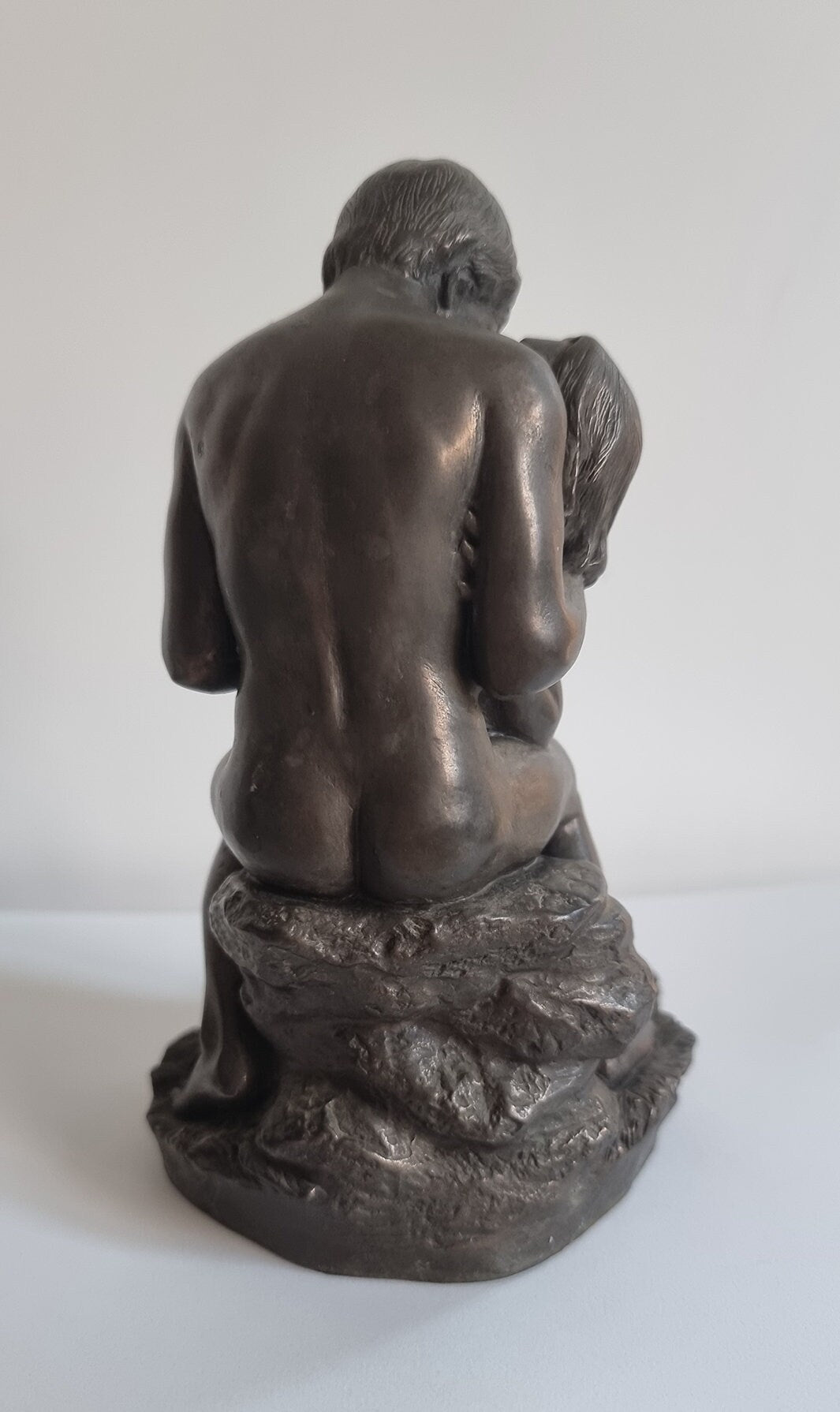 Heredities Adam & Eve Cold Cast Bronze Sculpture Figurine By Roland Chadwick