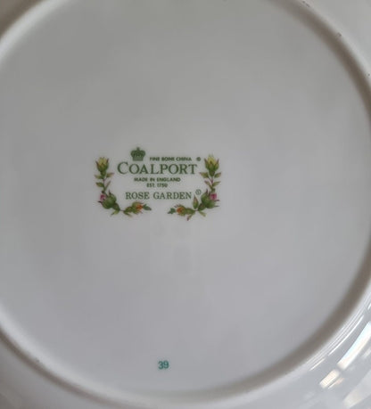 Vintage Coalport Rose Garden Fine Bone China Embossed Plate