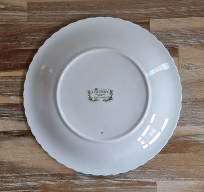 Vintage Coalport Rose Garden Fine Bone China Embossed Plate