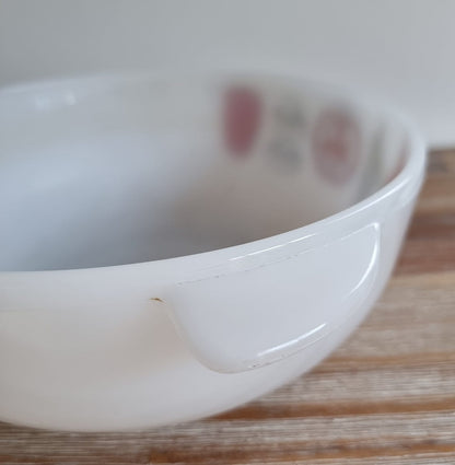 Vintage Phoenix Opalware Milk Glass Casserole Dish