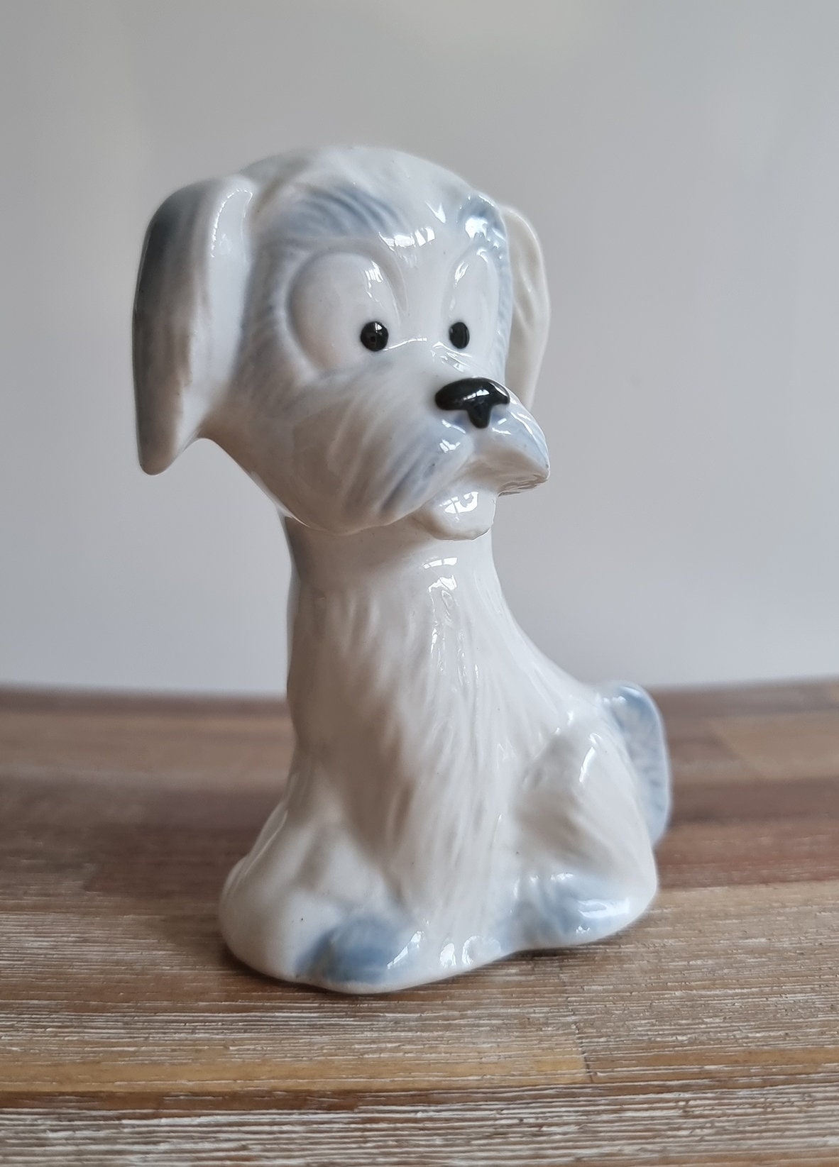 Mid-Century Cute Ceramic Dog Figurine