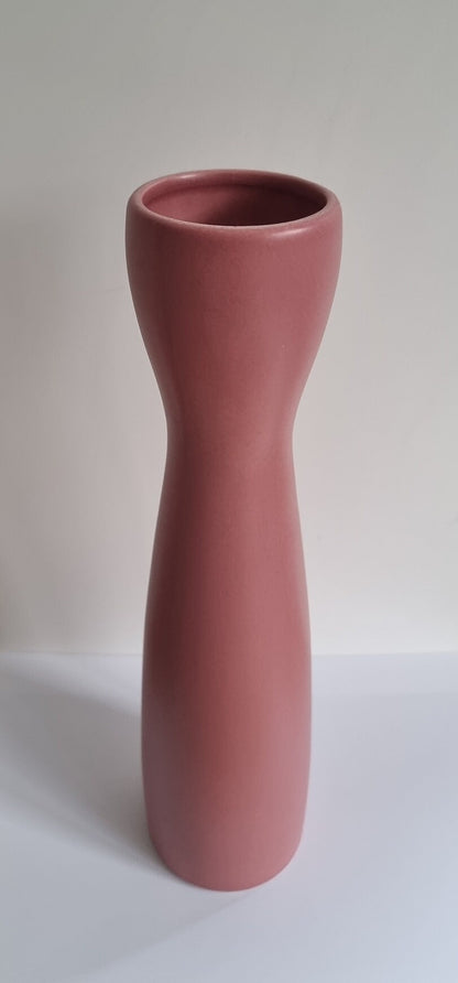 Lovely Dusky Pink Ceramic Bud Vase