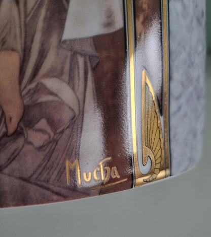 Alphonse Mucha 'Brightness Of Day, Night's Rest 1897' Limited Edition Porcelain Vase By Goebel Artis Orbis