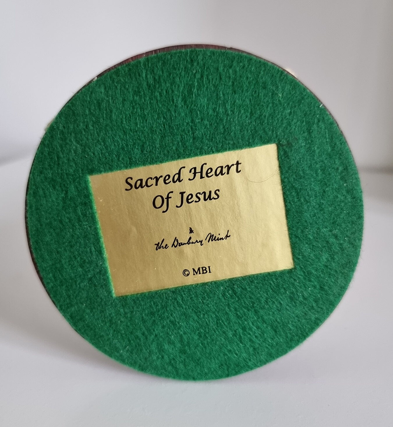 Vintage The Danbury Mint Sacred Heart Of Jesus Figurine Statue