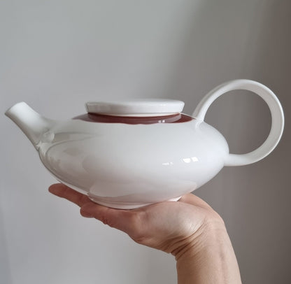 L'Abitare Milano White Bone China Teapot