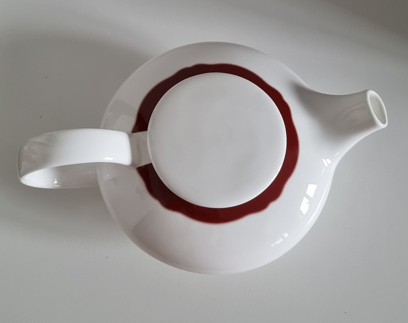 L'Abitare Milano White Bone China Teapot