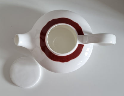 L'Abitare Milano White Bone China Teapot