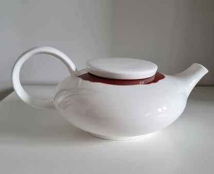 L'Abitare Milano White Bone China Teapot